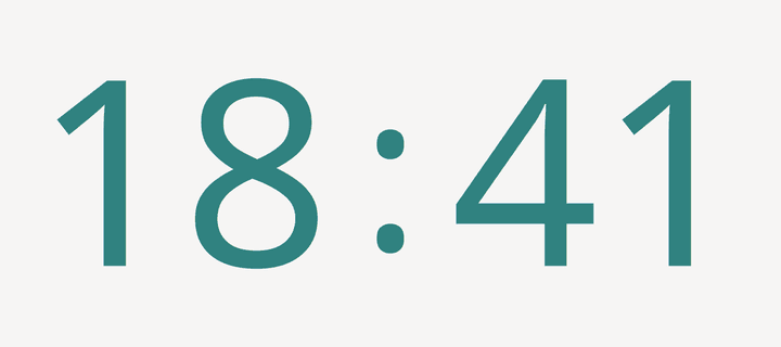 The Classic clock style