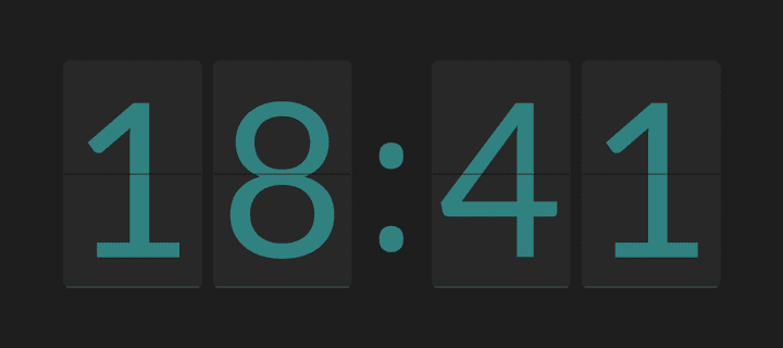 The Recessed clock style